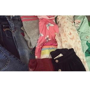 RESELLER BUNDLE LOT LITTLE GIRLS clothes 3T To 4 Toddler 11 Pieces Jeans/dresses
